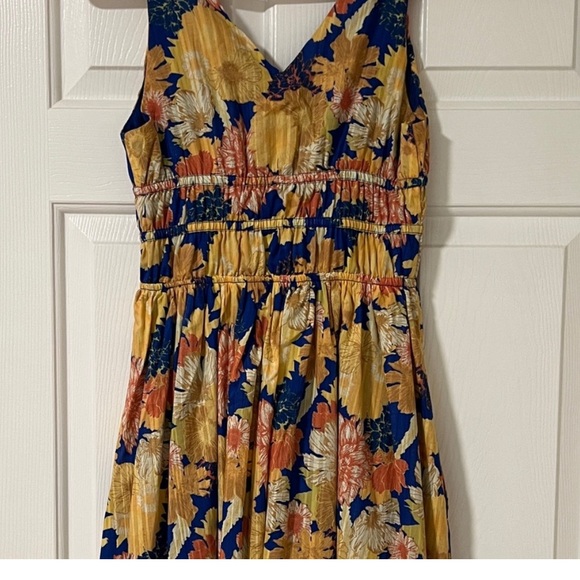 CAROLINE CONSTAS Floral Print Midi Dress | Small - Picture 7 of 14